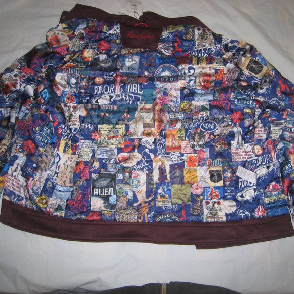 ROBERT GRAHAM Vegan Suede Trucker Jacket Men’s Size 2XL Mahogany RGF23R77 - Picture 8 of 11